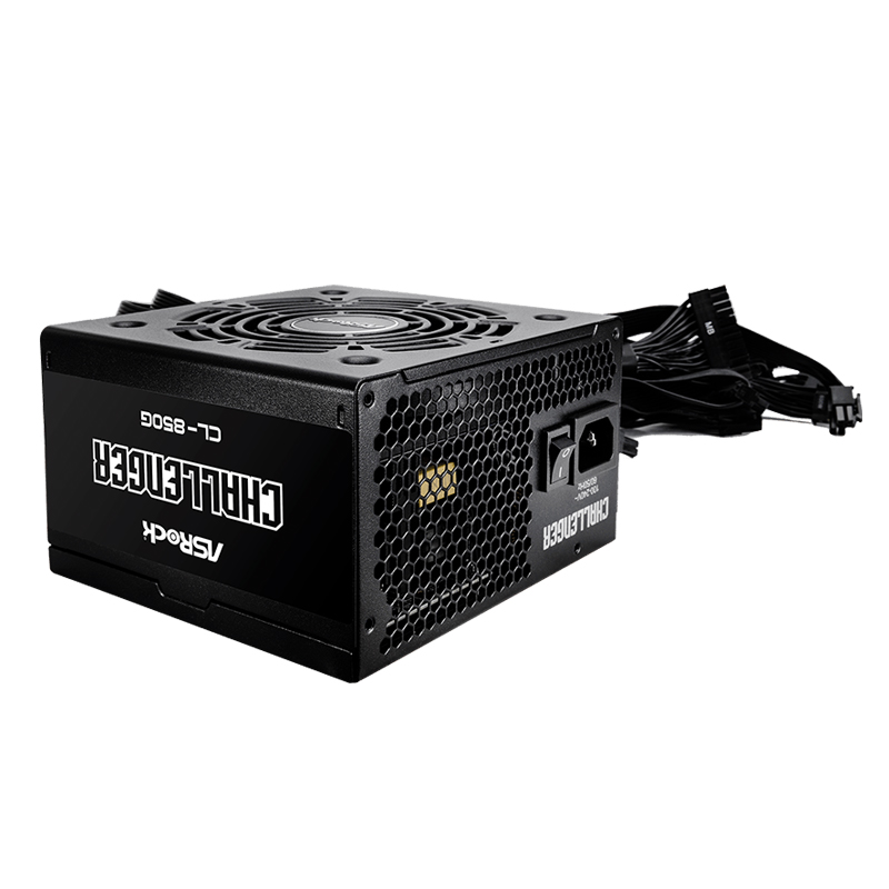 Fuente de alimentación Asrock, 850W, ATX, 80 Plus Gold.
