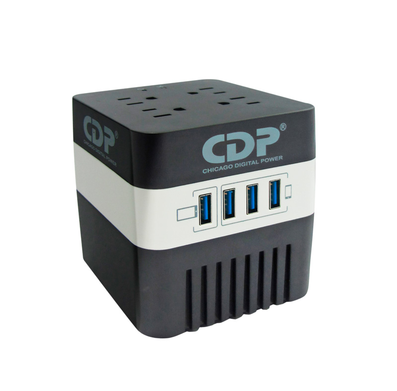 Regulador de voltaje CDP RU-AVR604I, 600VA/300W, 170-270 VAC.