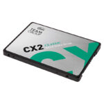 Unidad de estado solido Teamgroup CX2, 256GB, SATA 6.0 Gb/s, 2.5”, ECC, DC +5V - Imagen 2