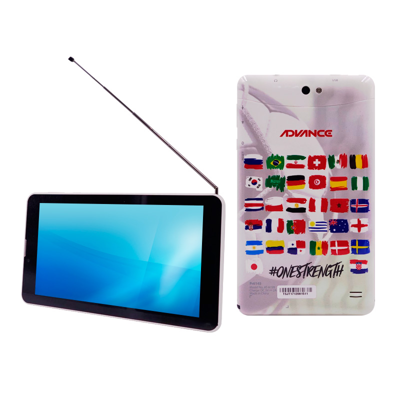 Tablet Advance Prime PR6145, 7” 1024×600, Android 4.4, 3G, Dual SIM, 8GB, 1GB, DTV.