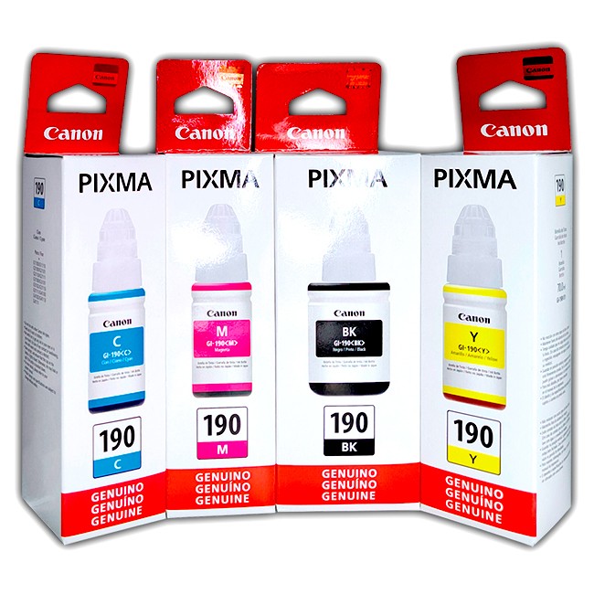 ▷Tinta Canon 190 【 Precio por Pack en Perú 】 Original