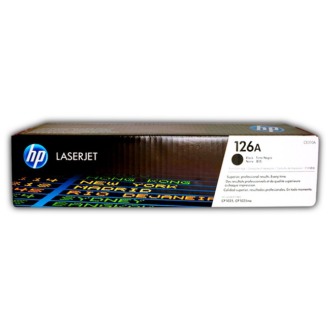 Toner HP cp1025nw CE310A-126A original Negro