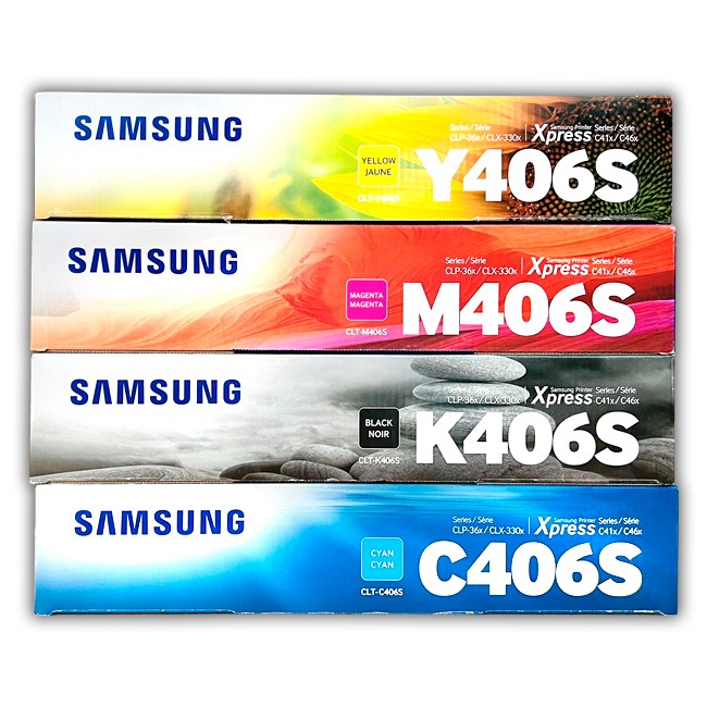 Toner Samsung CLP-360, 365, 406S CLT-406S Pack Original