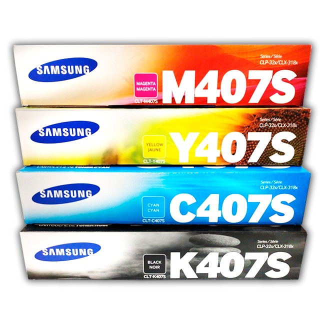 Toner Samsung CLX-3185, CLP-325 CLT-407S Pack Original
